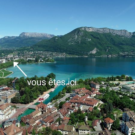 אנסי Studio Moderne, Place Parking Prive, Emplacement Ideal A 100 M Du Lac. מראה חיצוני תמונה