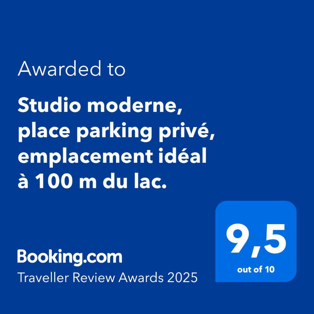 אנסי Studio Moderne, Place Parking Prive, Emplacement Ideal A 100 M Du Lac. מראה חיצוני תמונה